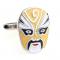 Yellow Chinese Opera Mask Cufflinks2.jpg